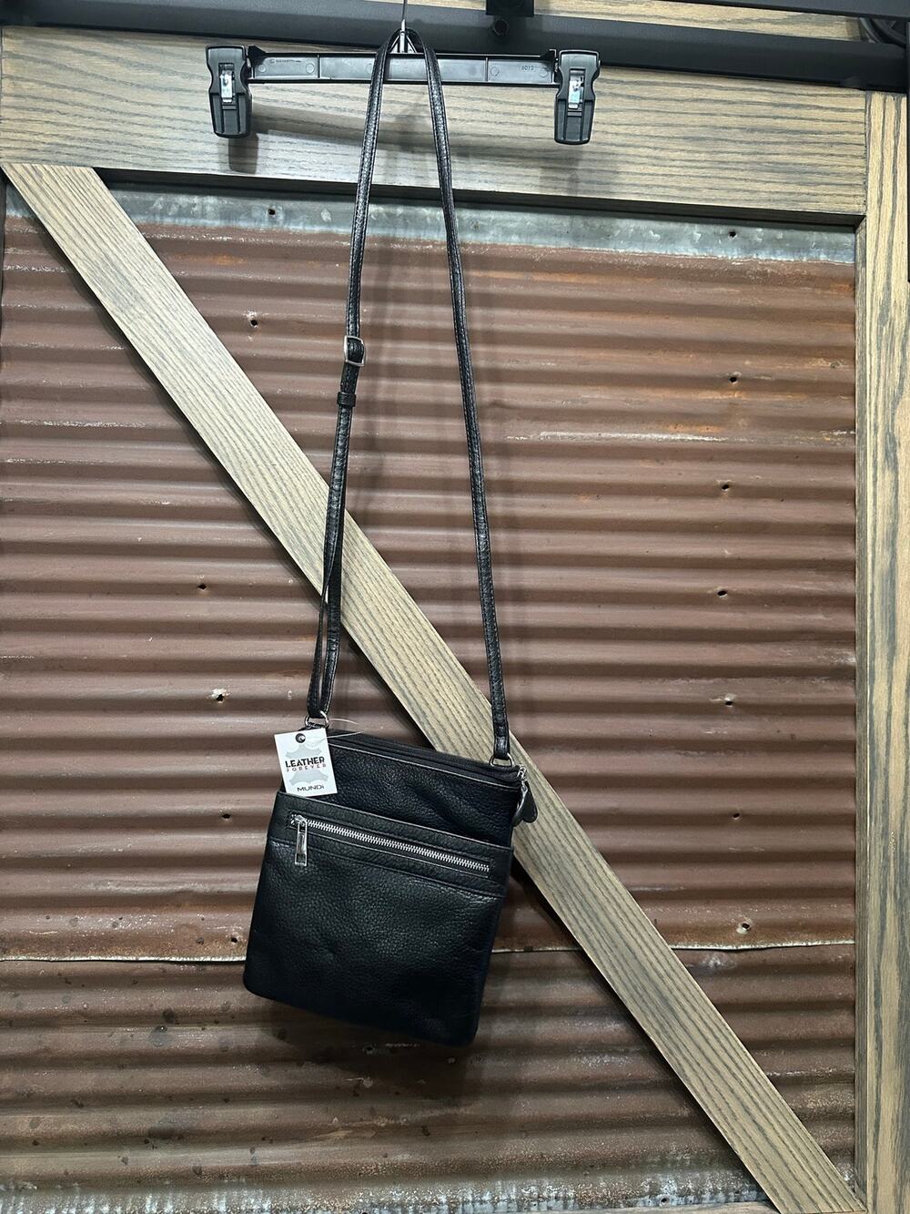 Mundi leather Felicia crossbody